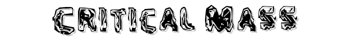 Critical Mass font
